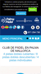 Mobile Screenshot of palmapadel.es